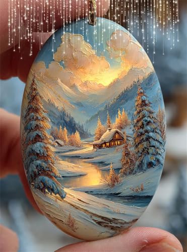 Diamond Painting Erwachsene, Diamant Painting Bilder Landschaft 5D Diamond-Painting Stein DlY Vollbohrer Diamant Kunst Malerei Stickerei Bastelset Erwachsene, für Wohnzimmer Wanddeko 50x70 cm Q4-731 von Qinqhuag
