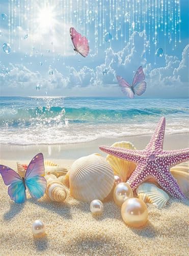 Diamond Painting Erwachsene, Diamant Painting Bilder Strand 5D Diamond-Painting Schmetterling DlY Vollbohrer Diamant Kunst Malerei Stickerei Bastelset Erwachsene Set, für Home Wanddeko 50x70 cm Q4-741 Diamond Painting Erwachsene, Diamant Painting Bilder Strand 5D Diamond-Painting Schmetterling DlY Vollbohrer Diamant Kunst Malerei Stickerei Bastelset Erwachsene Set, für Home Wanddeko 50x70 cm Q4-741 von Qinqhuag