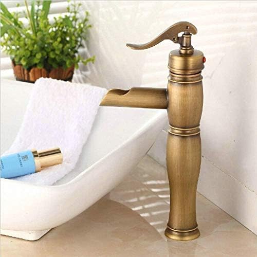 Küche Klotz Küchenhahn Wasserhahn Waschbeckenmixer Taps Antique Messing fertiggestellt heiß und Kaltmixer Haken Deck montiertes Wasserhahn montiert Küche Klotz Küchenhahn Wasserhahn Waschbeckenmixer Taps Antique Messing fertiggestellt heiß und Kaltmixer Haken Deck montiertes Wasserhahn montiert von Qinshunxi