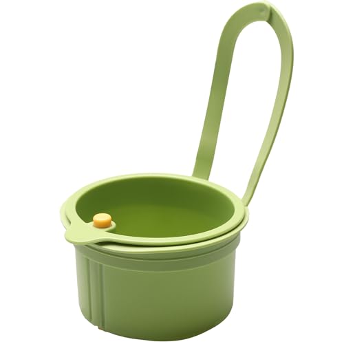 Sieb für Spülbecken - Snap-Button Spülbecken Sieb Wasserhahn HängendAbnehmbar Multifunktional Sauber Hände passend für die Meisten Standardarmaturen für Küche und Abwasch (Grün) von QinyOulhause