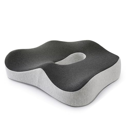Qiraoxy Premium Orthopädisches Sitzkissen - Donut-Form für Hämorrhoiden, Ischias & Schwangerschaft - Entlastet Steißbein, fördert Durchblutung - Ideal für Büro & postnatale Nutzung von Qiraoxy