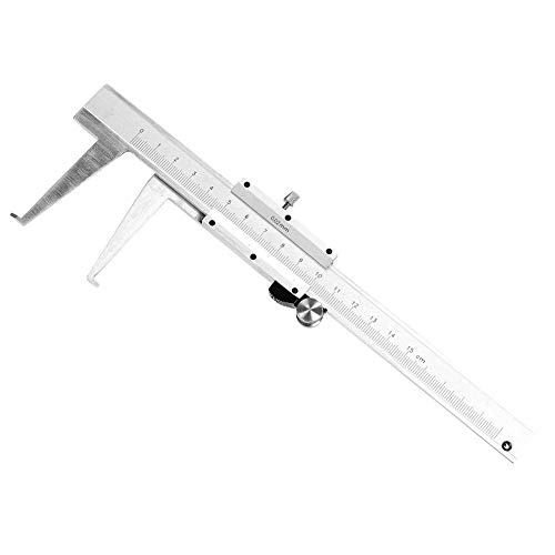 Präzisions-Messwerkzeug für Messschieber mit einer inneren Nut Stahllineal Tragbar in einem Messschieber mit Rille 0-150 mm Messschieber von Qiterr