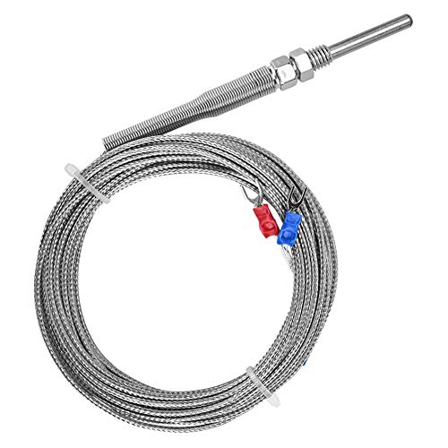 Typ K Thermoelementfühler Temperaturfühler Kabel(5M) von Qiterr