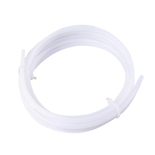 QitinDasen 5 Meter 3D Drucker PTFE Teflonschlauch, AD 4.0 mm/ID 2.0 mm, 3D Drucker PTFE Teflonrohr, für 1.75 mm Filament 3D Drucker von QitinDasen