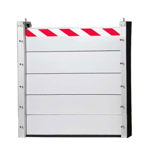 Aluminium-Flutbarrieren für Garage, abnehmbare, wiederverwendbare Wasserrückhalteplatte, temporäre Trennwand, Tor, Hochwasserschutz, Wasserabweiser(130 * 100cm) von QiuShuiDr