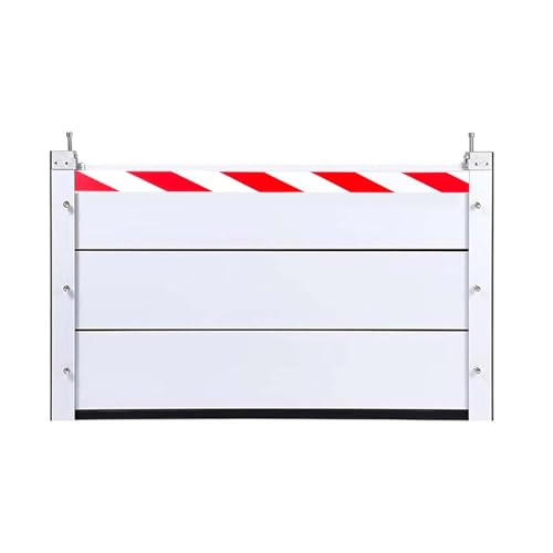 Hochwasserschutz-Wassersperre, Wiederverwendbare Hochwasserschutzklappe, Aluminium-Hochwasserschutzplatte für Terrassentür/Haustür/Schiebetür(Interior and exterior,101 * 60cm) von QiuShuiDr