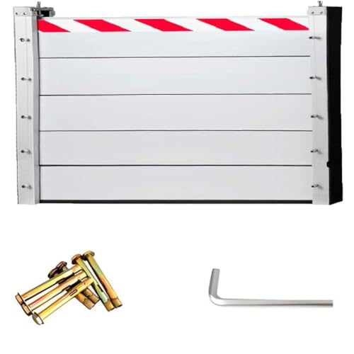 Hochwasserschutzbarriere Hoch Aluminium-Wasserrückhalteplatte Hochwasserklappe Für Garage, Keller, Haustür Und Einfahrt(Exterior,99 * 100cm) von QiuShuiDr