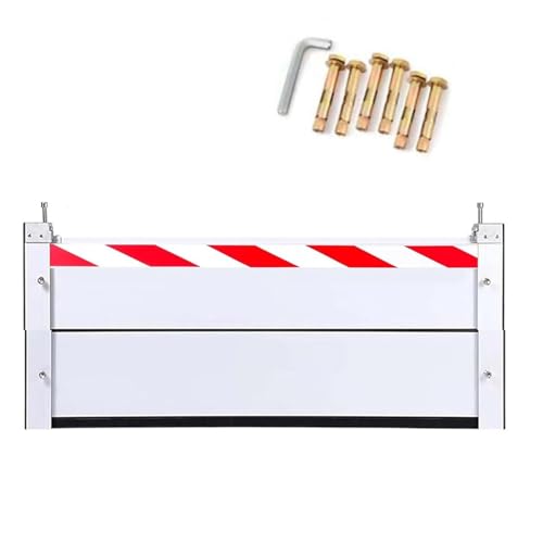 Mobile Hochwasserschutztür Aluminium-Wasserrückhalteplatte Temporäres Trenntor Für Außen-/Garagentor-/Keller-Wasserstopper Hochwasserbarriere(69 * 40cm) von QiuShuiDr