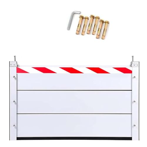 Wiederverwendbare Hochwasserschutzbarriere Aus Aluminium Für Türen Veranden Hohe Wasserrückhalteplatte Für Garagen Und Keller(132 * 60cm) von QiuShuiDr