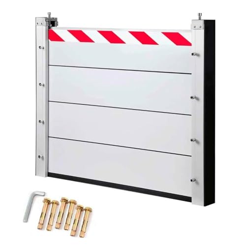 Wiederverwendbare Hochwasserschutzbarriere Aus Aluminium Für Türen Veranden Hohe Wasserrückhalteplatte Für Garagen Und Keller(132 * 80cm) von QiuShuiDr