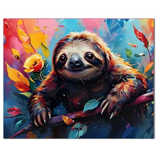 Qiukoo Malen Nach Zahlen Kinder Erwachsene - Malen Nach Zahlen Tiere ab 9 Jahre - Diy Set Erwachsene und Kinder Gemälde mit 4 Pinsel Leinwand Acrylfarbe 40x50 CM Qiukoo Malen Nach Zahlen Kinder Erwachsene - Malen Nach Zahlen Tiere ab 9 Jahre - Diy Set Erwachsene und Kinder Gemälde mit 4 Pinsel Leinwand Acrylfarbe 40x50 CM von Qiukoo