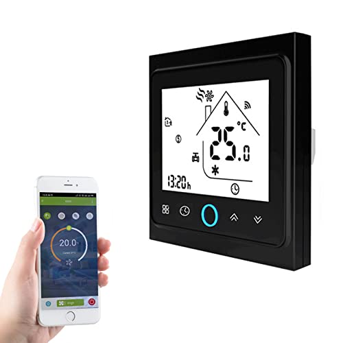 Qiumi Smart WiFi Thermostat Programmierbarer Wasserthermostat LCD Display Temperaturregler Funktioniert mit Alexa Google Home 5A 95~240V von Qiumi