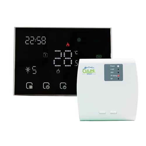 Qiumi Smart WiFi Wireless RF Thermostat LED Display Programmierbarer Wasser Thermostat funktioniert mit Alexa Google Home 3A 2AA Batterie Qiumi Smart WiFi Wireless RF Thermostat LED Display Programmierbarer Wasser Thermostat funktioniert mit Alexa Google Home 3A 2AA Batterie von Qiumi