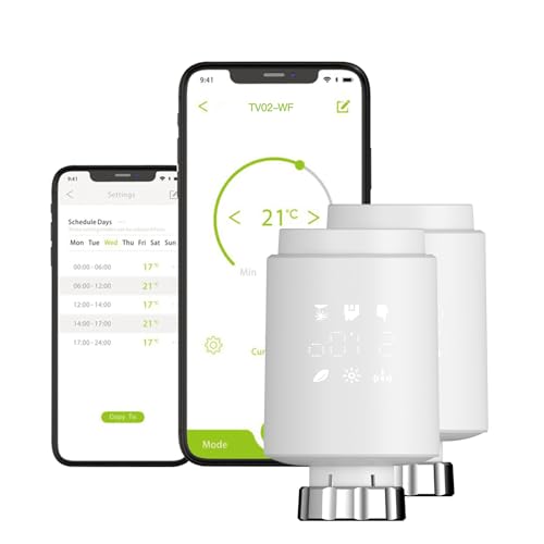 Qiumi Smart Wifi Thermostatische Heizkörperventile Wifi Direkte Arbeit mit Alexa Googlehome Kein Gateway erforderlich Qiumi Smart Wifi Thermostatische Heizkörperventile Wifi Direkte Arbeit mit Alexa Googlehome Kein Gateway erforderlich von Qiumi