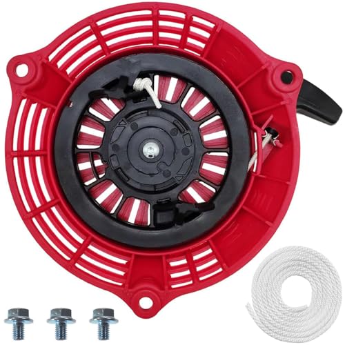 Qiuwanzia GCV160 Rückstoßstarter Seilzugstarter-Baugruppe für Honda GCV135 EN2000 HRU19 GC135 GC160 Motor für Rasenmäher Hochdruckreiniger Generatorteile für 5,5 PS horizontalen vertikalen Motor von Qiuwanzia