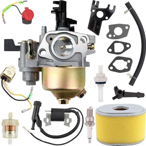 Qiuwanzia GX160 GX200 Vergaser kompatibel mit Honda GX200 GX168 GX160 GX140 GX120 5 PS 5,5 PS 6,5 PS Motor, mit 17210-ZE1-517 Luftfilter-Tuning-Set Qiuwanzia GX160 GX200 Vergaser kompatibel mit Honda GX200 GX168 GX160 GX140 GX120 5 PS 5,5 PS 6,5 PS Motor, mit 17210-ZE1-517 Luftfilter-Tuning-Set von Qiuwanzia
