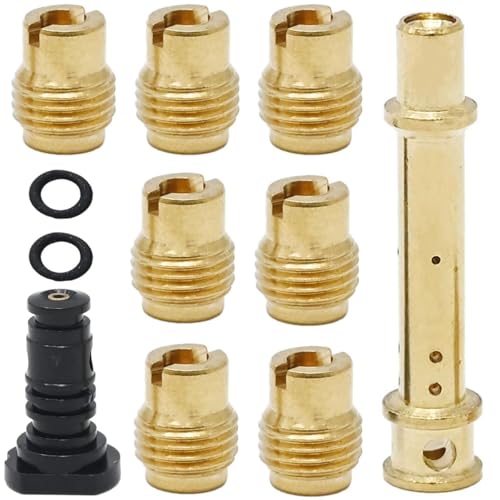 Qiuwanzia Hauptdüsen-Kit Ersatzvergaser für Predator 212cc 196cc 6,5 PS GX160 GX200 Motor für Baja Warrior MB200 CT200U BT200X KT196 CT200U-ex RB200 für TrailMaster für Hemi Nicht-Hemi Qiuwanzia Hauptdüsen-Kit Ersatzvergaser für Predator 212cc 196cc 6,5 PS GX160 GX200 Motor für Baja Warrior MB200 CT200U BT200X KT196 CT200U-ex RB200 für TrailMaster für Hemi Nicht-Hemi von Qiuwanzia