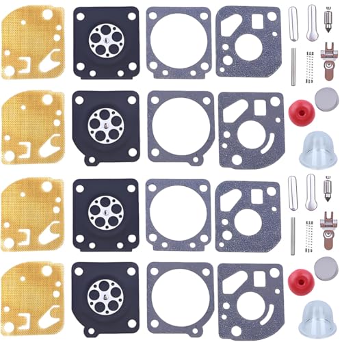 Qiuwanzia RB-29 Vergaser-Reparatursatz, Dichtung für Zama C1U-Vergaser, für Homelite, für Ryobi 25-cm³-, 26-cm³- und 30-cm³-Rasentrimmer, Laubbläser, Ersatzteile A03979, Membran-Ansaugpumpe von Qiuwanzia