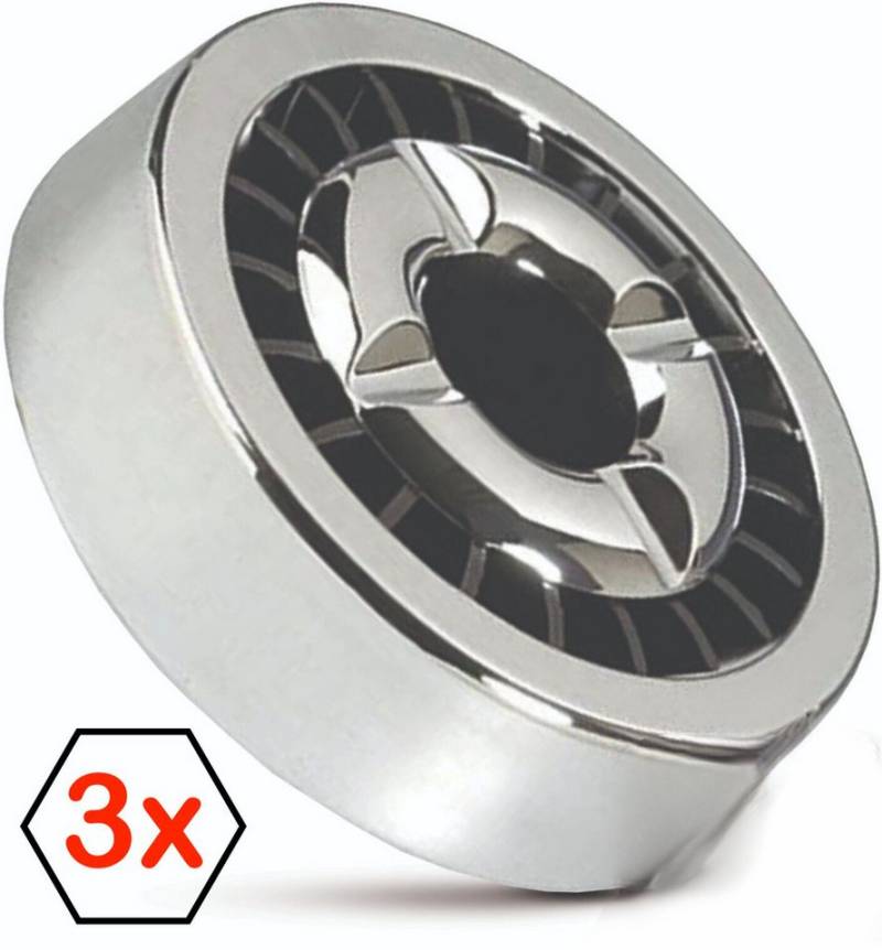 Qivee Aschenbecher 3x Gluttöter Chrome, Rostbeständig Qivee Aschenbecher 3x Gluttöter Chrome, Rostbeständig von Qivee