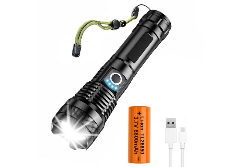Qivee LED Taschenlampe Q-P50 (Packung, 4-St., Set), Langlebig von Qivee