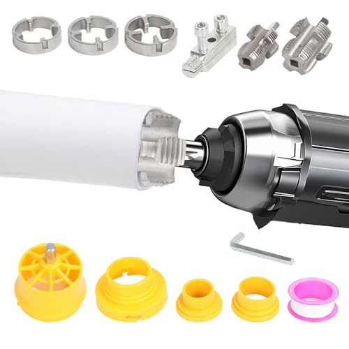 Qivine PVC Rohrgewindeschneider zum Innen- Und Außengewindeschneiden von Rohren, Gewindeschneider Set, PVC Rohr Gewindebohrer, 1/2 Zoll, 3/4 Zoll, 1 Zoll Sanitärprojekte Qivine PVC Rohrgewindeschneider zum Innen- Und Außengewindeschneiden von Rohren, Gewindeschneider Set, PVC Rohr Gewindebohrer, 1/2 Zoll, 3/4 Zoll, 1 Zoll Sanitärprojekte von Qivine