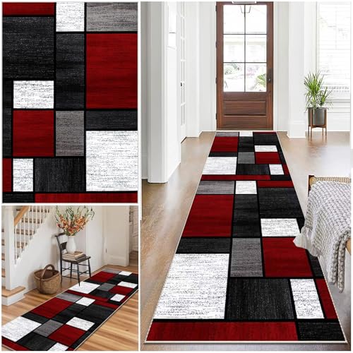 Qivstxug Läufer Teppich für Flur Küchen Läufer Teppiche Teppichläufer Flur Modern Küchenteppich Rutschfester Waschbar 40 x 200 cm Fußmatte Lang Schlafzimmer Entryway Runner Teppich Küchenläufer Matte Qivstxug Läufer Teppich für Flur Küchen Läufer Teppiche Teppichläufer Flur Modern Küchenteppich Rutschfester Waschbar 40 x 200 cm Fußmatte Lang Schlafzimmer Entryway Runner Teppich Küchenläufer Matte von Qivstxug