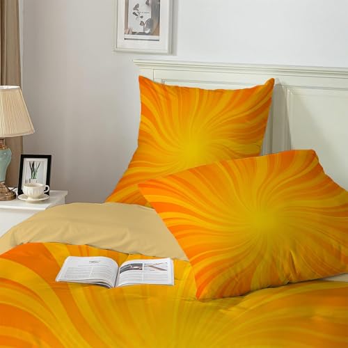 Qiwagu Bettwäsche 135x200 Abstrakt Gestreift, Bettwäsche-Sets Orange aus Weiche Atmungsaktiv Microfaser, Bügelfrei Wendebettwäsche Bettbezug 135 x 200 und 1 Kissenbezug 80x80 cm, A726 Qiwagu Bettwäsche 135x200 Abstrakt Gestreift, Bettwäsche-Sets Orange aus Weiche Atmungsaktiv Microfaser, Bügelfrei Wendebettwäsche Bettbezug 135 x 200 und 1 Kissenbezug 80x80 cm, A726 von Qiwagu