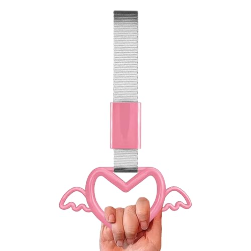 Qiwieod Auto Griffband Herzförmiges Drift Charme - Auto Accessoire Herz Hand Schlaufe,Fahrzeugdekoration für SUV Limousine Innen- und Außenbereich von Qiwieod