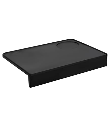 Qixora Espresso Tamper Pad, Silikon Barista Matte, Anti-Rutsch Silikon Tamper Matte, Kaffee Espresso Tamper Matte mit Kantenschutz, Espresso Tampermatte, Wasserfeste und Hitzebeständige TamperMatte von Qixora
