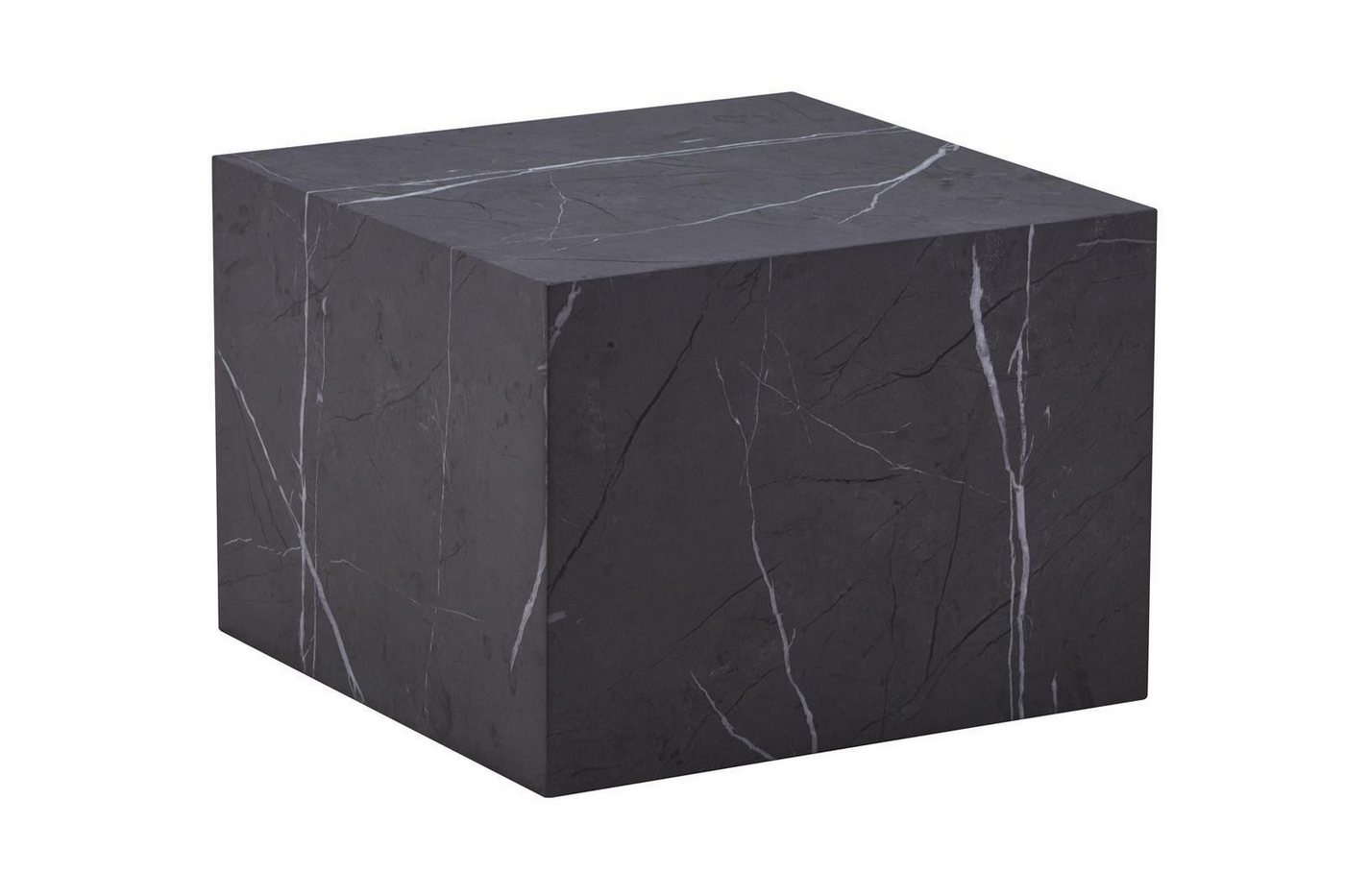 Qiyano Beistelltisch Couchtisch Kini Grau - Marmor-Optik - Sofatisch - Beistelltisch von Qiyano