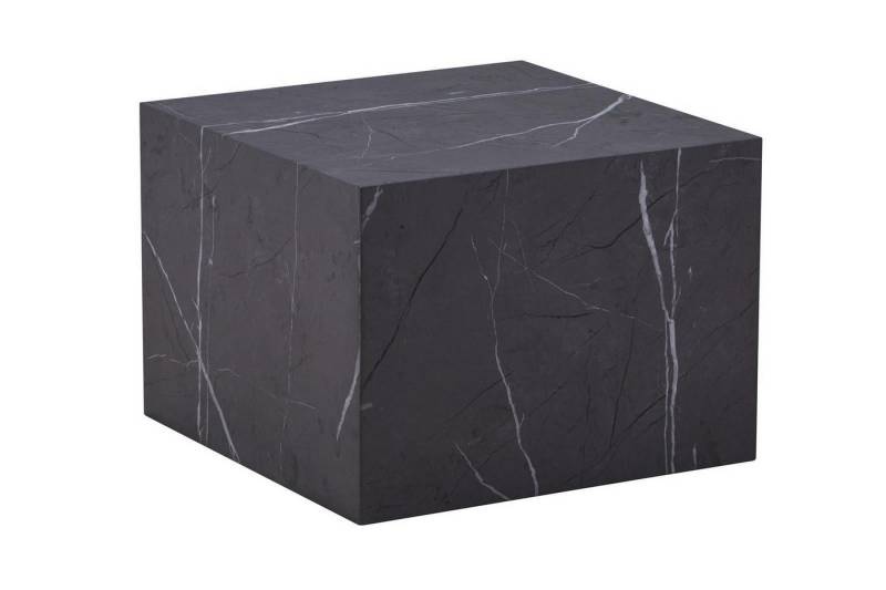 Qiyano Beistelltisch Couchtisch Kini Grau - Marmor-Optik - Sofatisch - Beistelltisch von Qiyano