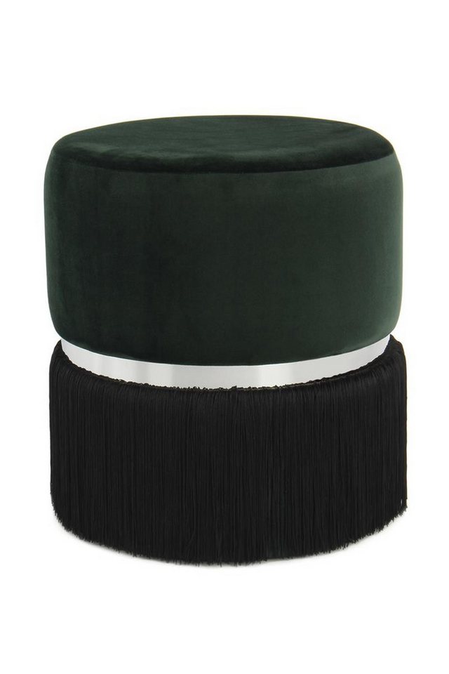 Qiyano Hocker Samtpouf Cody Grün - Hocker, Design, Modern, Sitzpouf (1 St) von Qiyano