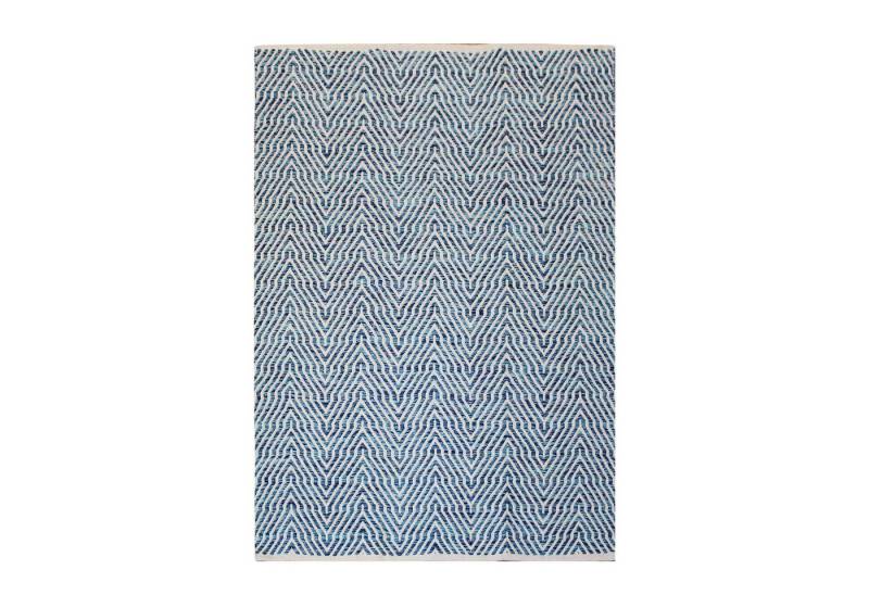 Qiyano Teppich Flachflorteppich Matui 100 Blau 160 x 230 cm, Höhe: 70 mm Qiyano Teppich Flachflorteppich Matui 100 Blau 160 x 230 cm, Höhe: 70 mm von Qiyano