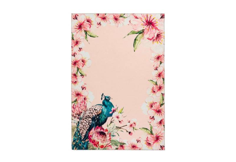 Qiyano Teppich Flachflorteppich Wikitoria 100 Multi 80 x 150 cm von Qiyano