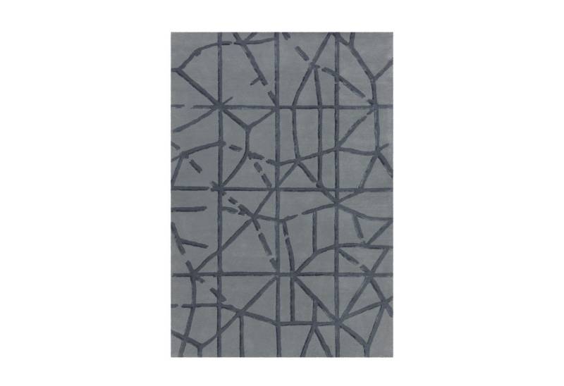 Qiyano Teppich Kurzflorteppich Idalia 100 Grau 120 x 180 cm von Qiyano