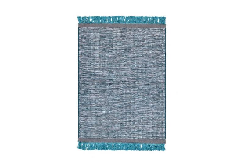 Qiyano Teppich Kurzflorteppich Juana 100 Blau 170 x 240 cm von Qiyano