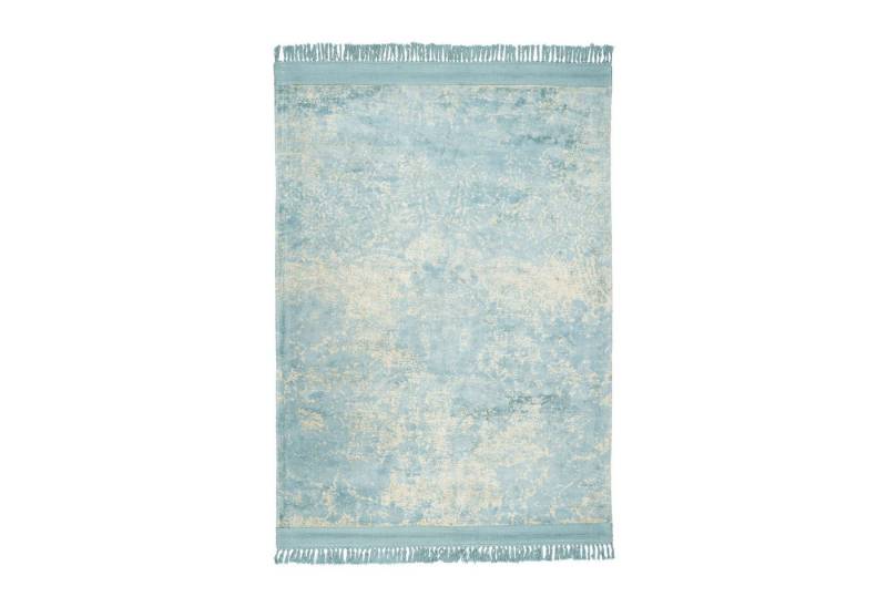 Qiyano Teppich Kurzflorteppich Loea 100 Blau 80 x 150 cm, Höhe: 100 mm Qiyano Teppich Kurzflorteppich Loea 100 Blau 80 x 150 cm, Höhe: 100 mm von Qiyano