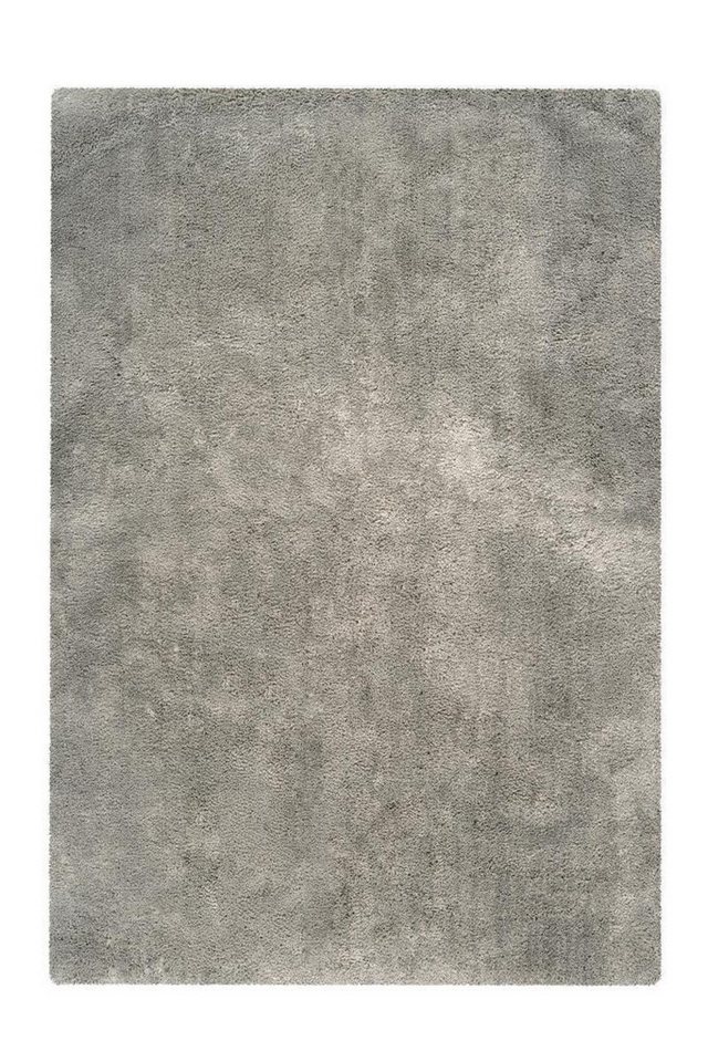Teppich Hochflorteppich Olina 100 Grau 80 x 150 cm, Qiyano, rechteckig, Höhe: 0.40 mm von Qiyano