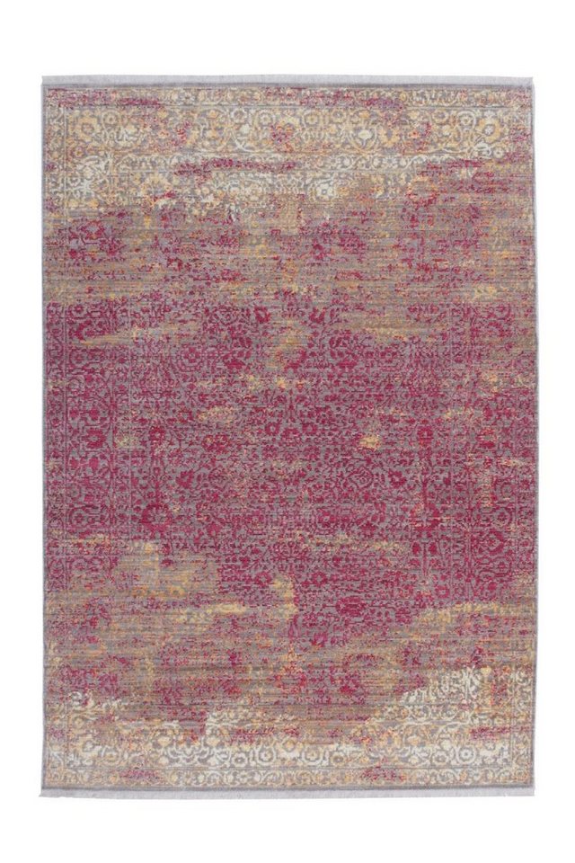 Teppich Kurzflorteppich Benice 100 Rot 80 x 150 cm, Qiyano, rechteckig, Höhe: 8 mm von Qiyano