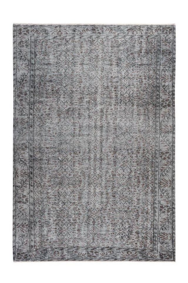 Teppich Kurzflorteppich Mottled 200 Grau 80 x 150 cm, Qiyano, rechteckig, Höhe: 0.5 mm von Qiyano