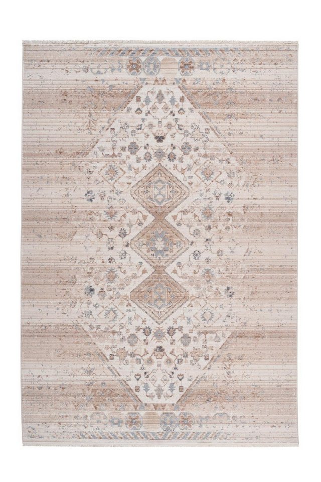 Qiyano Teppich Kurzflorteppich Palos 400 Taupe 160 x 230 cm, rechteckig, Höhe: 0.5 mm von Qiyano