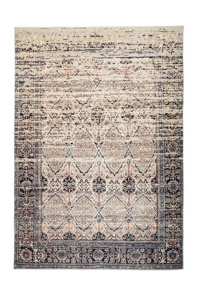 Teppich Kurzflorteppich Pambo 100 Beige 80 x 150 cm, Qiyano, rechteckig, Höhe: 6 mm von Qiyano