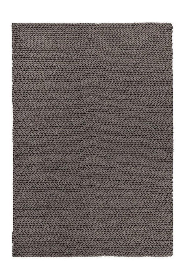 Teppich Naturfaserteppich Asili 100 Grau 80 x 150 cm, Qiyano, rechteckig, Höhe: 0.20 mm von Qiyano