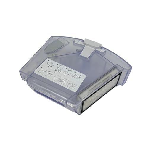 Wassertank-Staubbehälter for Roboterstaubsauger, Kompatibel Mit Roborock Q8 Max Q8 Max+. 2-in-1-Wassertank Mit Intelligenter Elektrischer Steuerung Und Filter(White,Q8 Max) von QiyilE