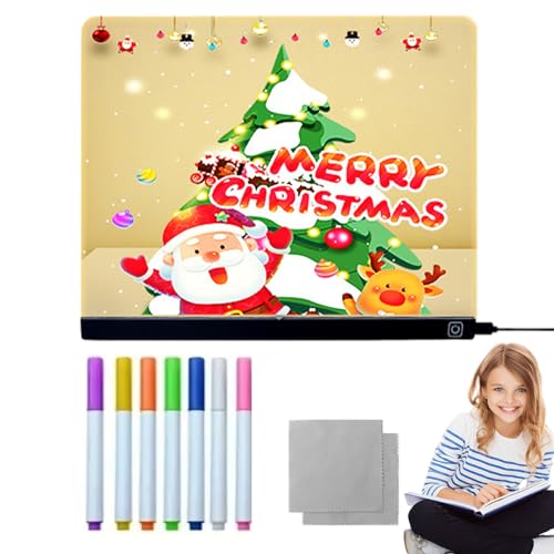 LCD Schreibtafel - Trockenlöschbare LED Leuchtbretter | Wiederverwendbare Acryl Notiztafel Leuchtmemo Für Zuhause Basteln Spiele Üben Reise Party Unterricht Unterhaltung LCD Schreibtafel - Trockenlöschbare LED Leuchtbretter | Wiederverwendbare Acryl Notiztafel Leuchtmemo Für Zuhause Basteln Spiele Üben Reise Party Unterricht Unterhaltung von Qizeroty