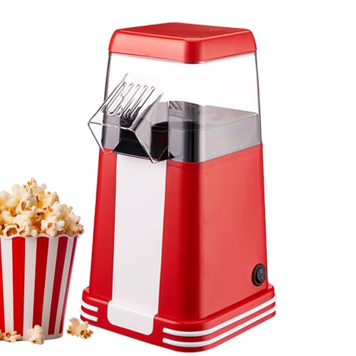 Popcornmaschine - Popcornmaschine Für Filmabende | Kompakte Automatische Popcornmaschine Perfekt Für Heimkinoabende Familienfeiern Partys Und Abendessen von Qizeroty
