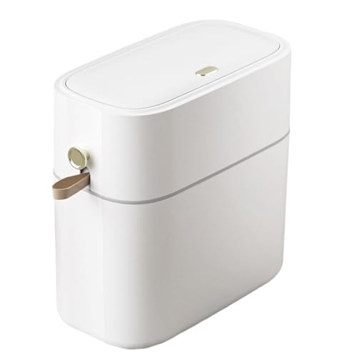 Qizeroty Badezimmermülleimer Mit Deckel, Deckel Mülleimer Für Badezimmer, 8L Geruchsicherer Schlanker Abfalleimer Für Innenräume Toilette Haushalt Wäscheraum Küche Schreibtisch Enge Qizeroty Badezimmermülleimer Mit Deckel, Deckel Mülleimer Für Badezimmer, 8L Geruchsicherer Schlanker Abfalleimer Für Innenräume Toilette Haushalt Wäscheraum Küche Schreibtisch Enge von Qizeroty