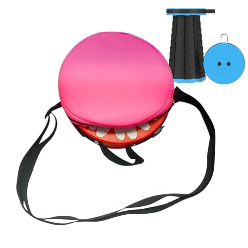 Qizeroty Tasche Für Klappcampinghocker | Verstellbarer Outdoor Hocker Aufbewahrungssack - Kratzfeste Leichte Sacktasche Für Balkon Reise Camping Grillen Sport von Qizeroty