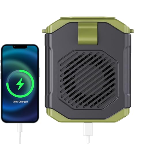 Qizeroty Unterhemd Lüfter | Tragbarer Hüftventilator - Tragbares Kühlgerät Mit Taschenlampe Für Outdoor Sport Camping Angeln Wandern Reisen Qizeroty Unterhemd Lüfter | Tragbarer Hüftventilator - Tragbares Kühlgerät Mit Taschenlampe Für Outdoor Sport Camping Angeln Wandern Reisen von Qizeroty