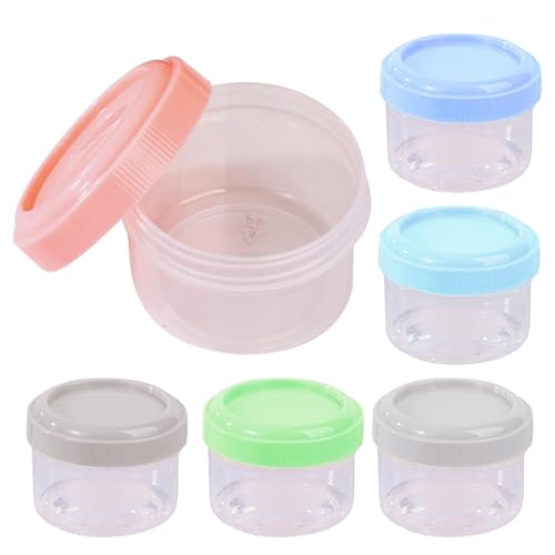 Qizeroty Zeugnerbecherbehälter Mit Deckel, Leckerem Wiederverwendbares Kleines Salatdressingbehälter, Transparenter Luftdichter Lebensmittelbehälter Für Lunchbox Picknickreisen von Qizeroty